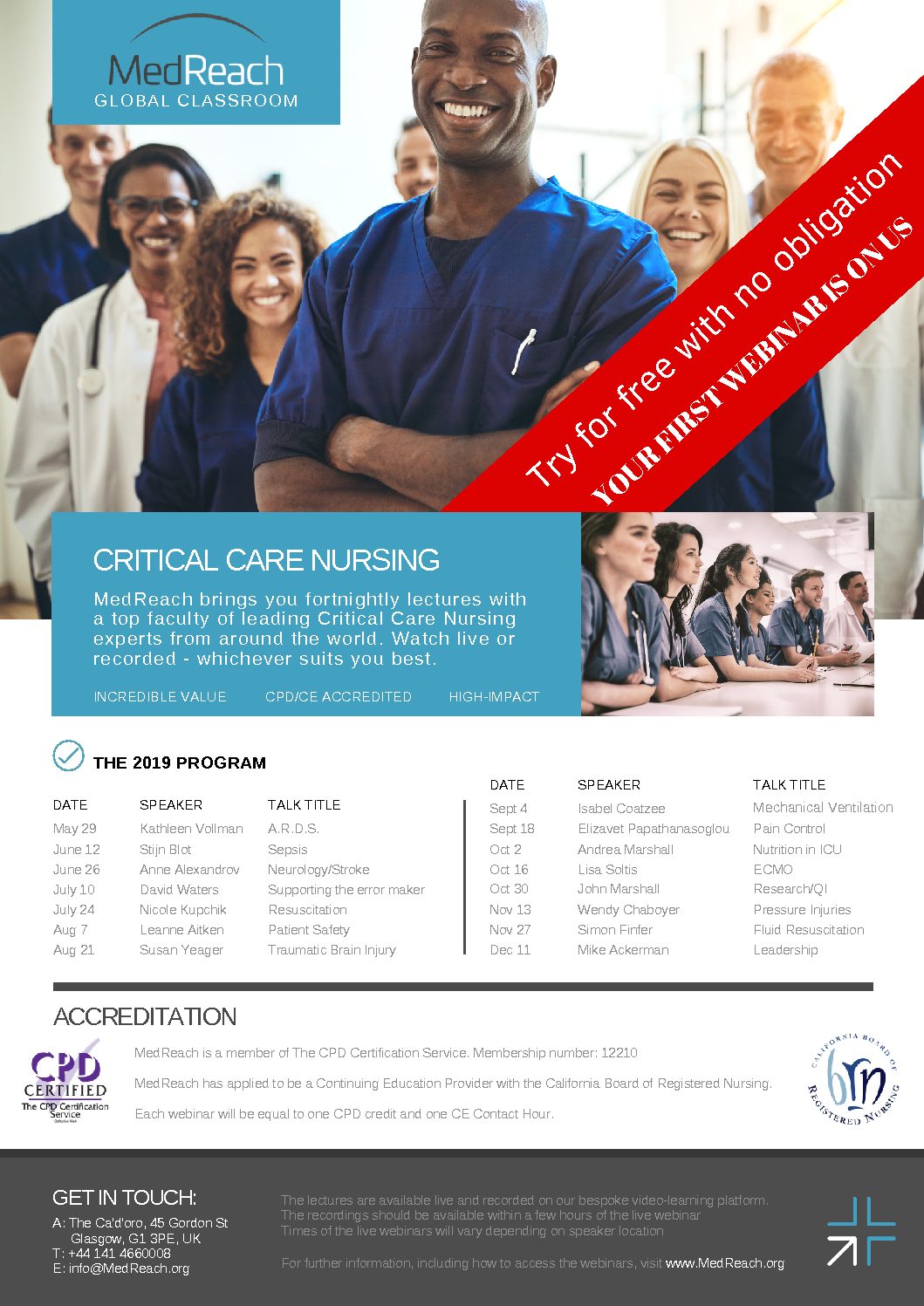 critical care nursing education online free